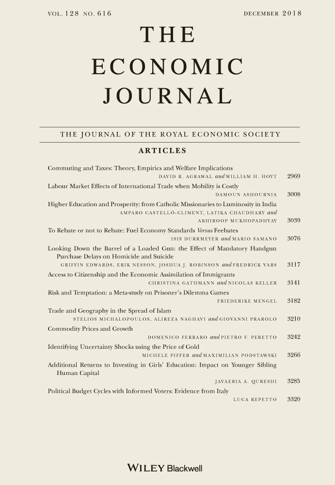 Published Articles MIT Economics